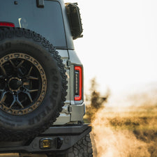V2 | 2021-2025 Ford Bronco Flush Mount LED tinted Tail Lights - Low Profile | 1,400 Lumens