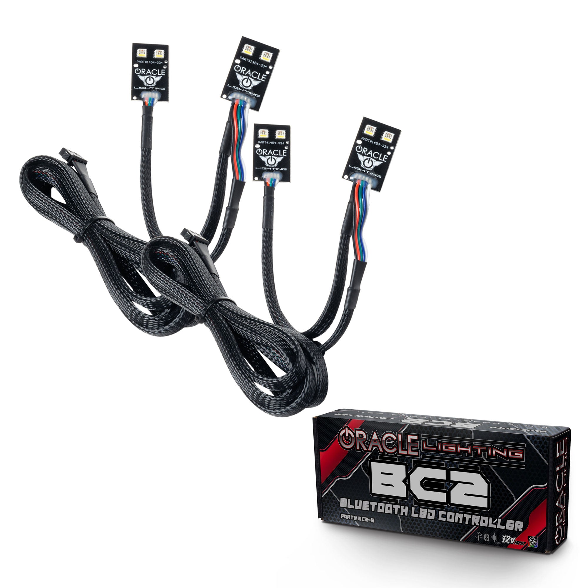 ORACLE Lighting 2021-2025 Ford Bronco Sport ColorSHIFT® RGB+W Headlight DRL + Halo Upgrade Kit - w/BC2 Controller