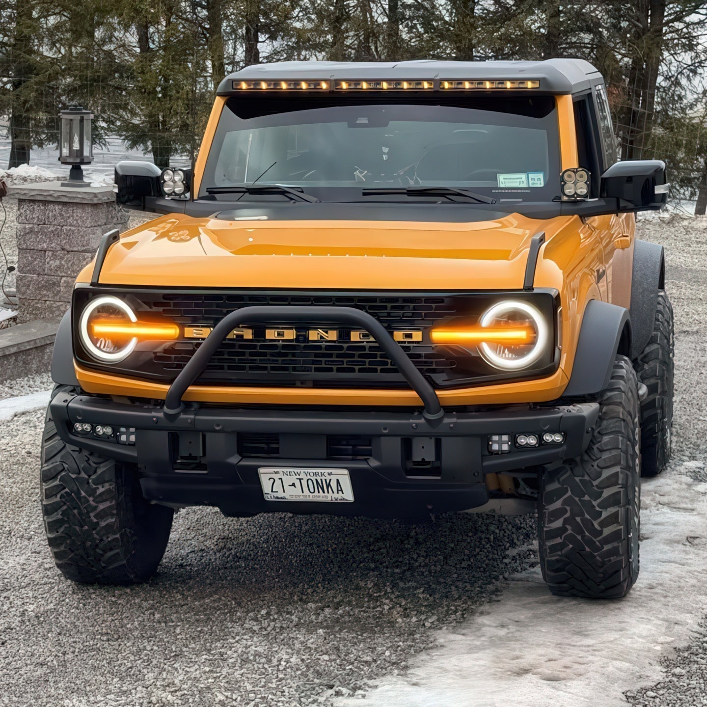 ORACLE Lighting Integrated Windshield Roof LED Light Bar System for 2021+ Ford Bronco