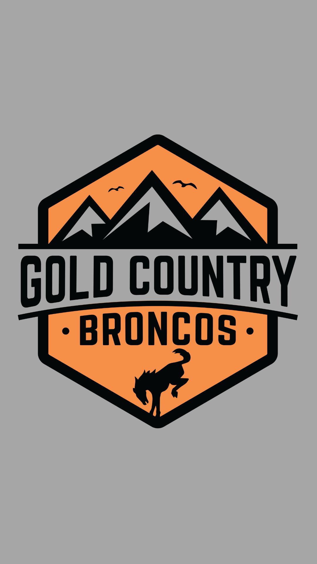 Gold Country Broncos Women's Crop hoodie