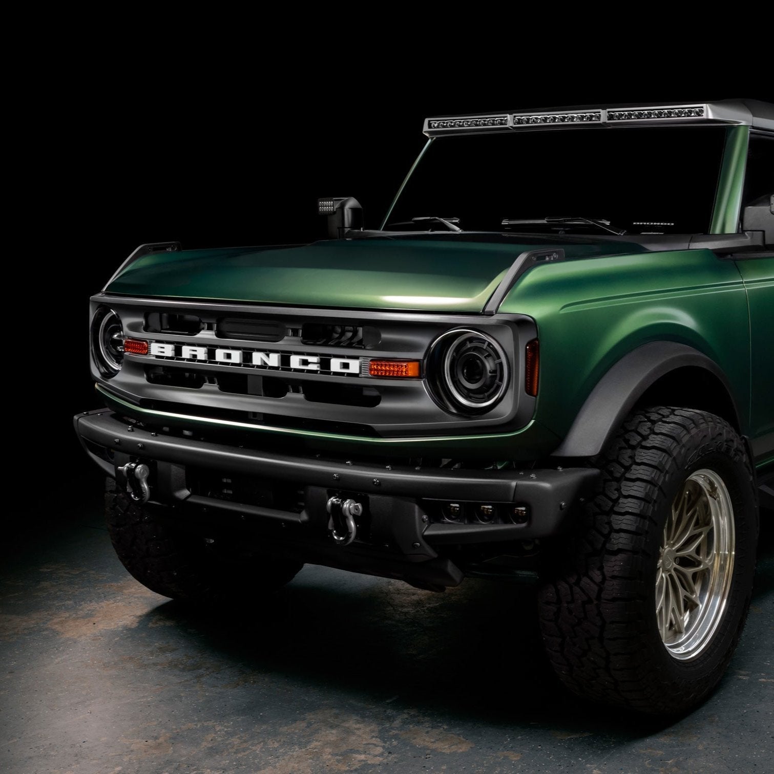 ORACLE Lighting 2021-2025 Ford Bronco Triple LED Fog Light Kit for Steel Bumper