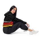 Women's Cropped Windbreaker sunset edition