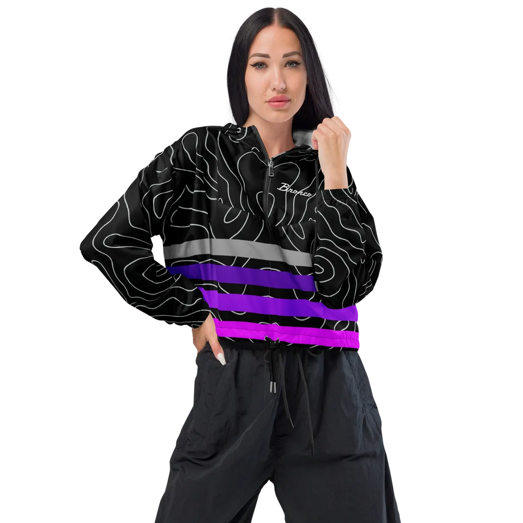 Topo Blackout cropped windbreaker
