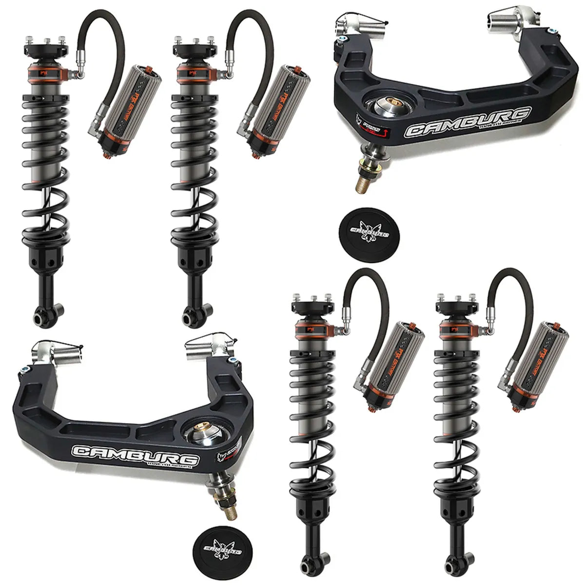 Camburg Engineering 2021-2025 Ford Bronco Excludes Raptor FOX 3.0 Performance DSC KINETIK Series Lift Kit (4 door) Main image