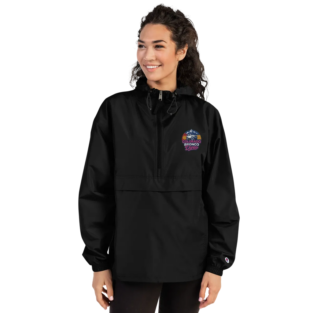 Colorado Bronco Divas Champion packable jacket