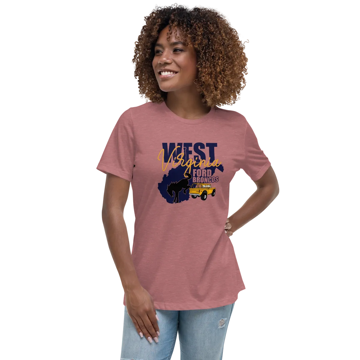 West Virginia Ford Broncos Women's T-shirt Alternative Main image