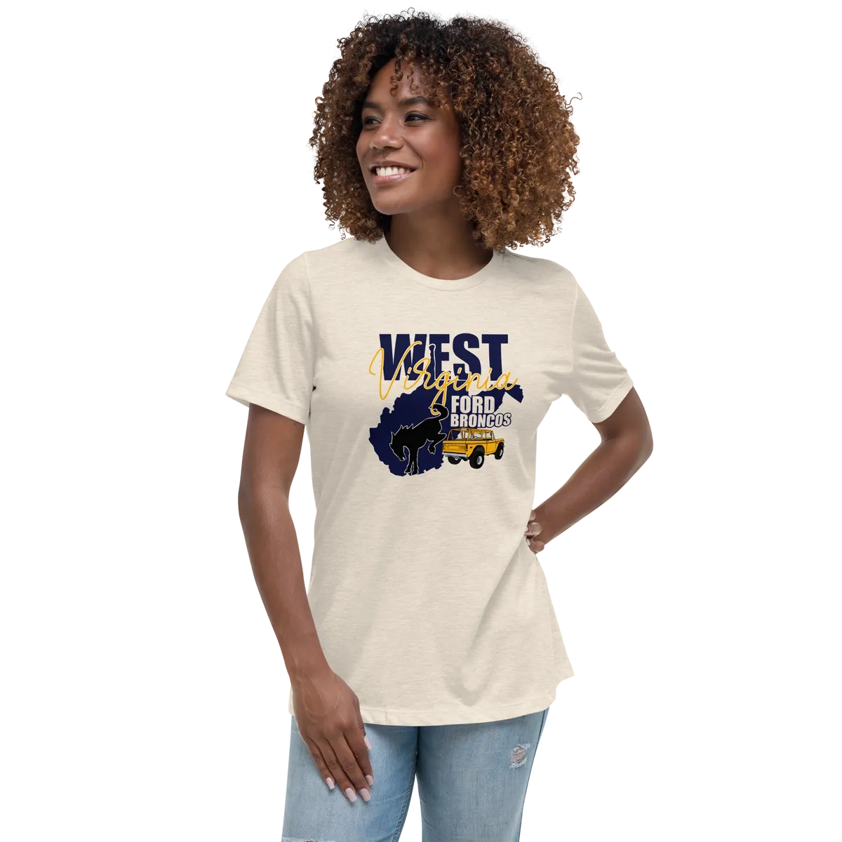 West Virginia Ford Broncos Women's T-shirt Alternative