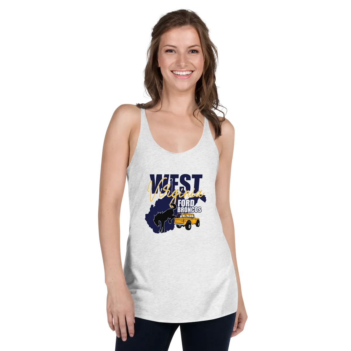 West Virgina Ford Broncos Tank Top alternative Main image