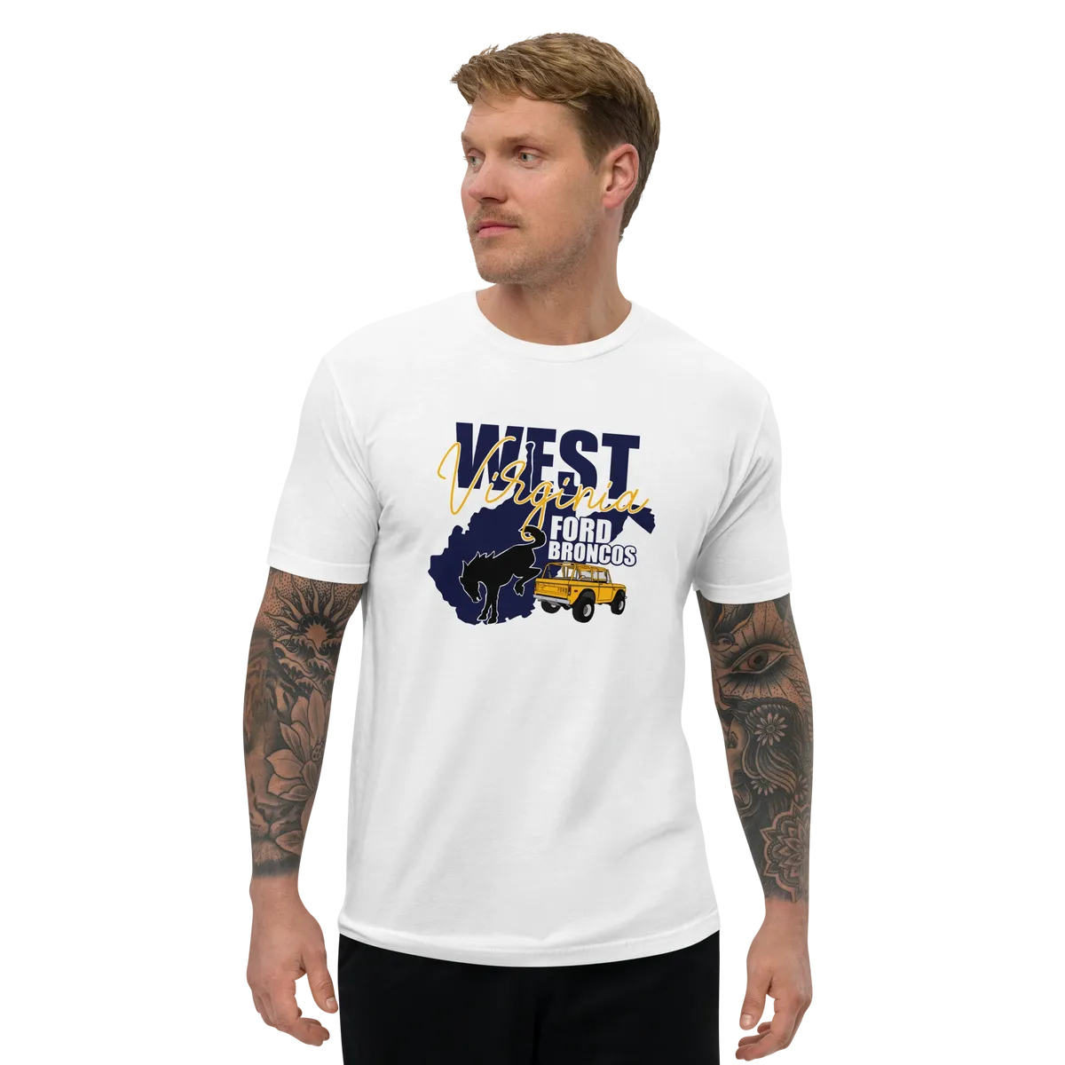 West Virginia Ford Broncos alternative Men's T-Shirt