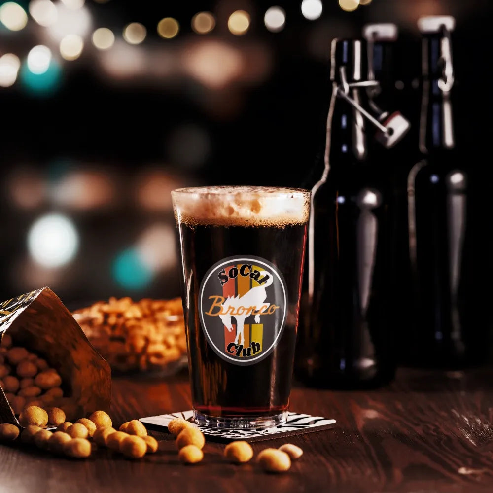 SoCal Bronco Club Pint glass