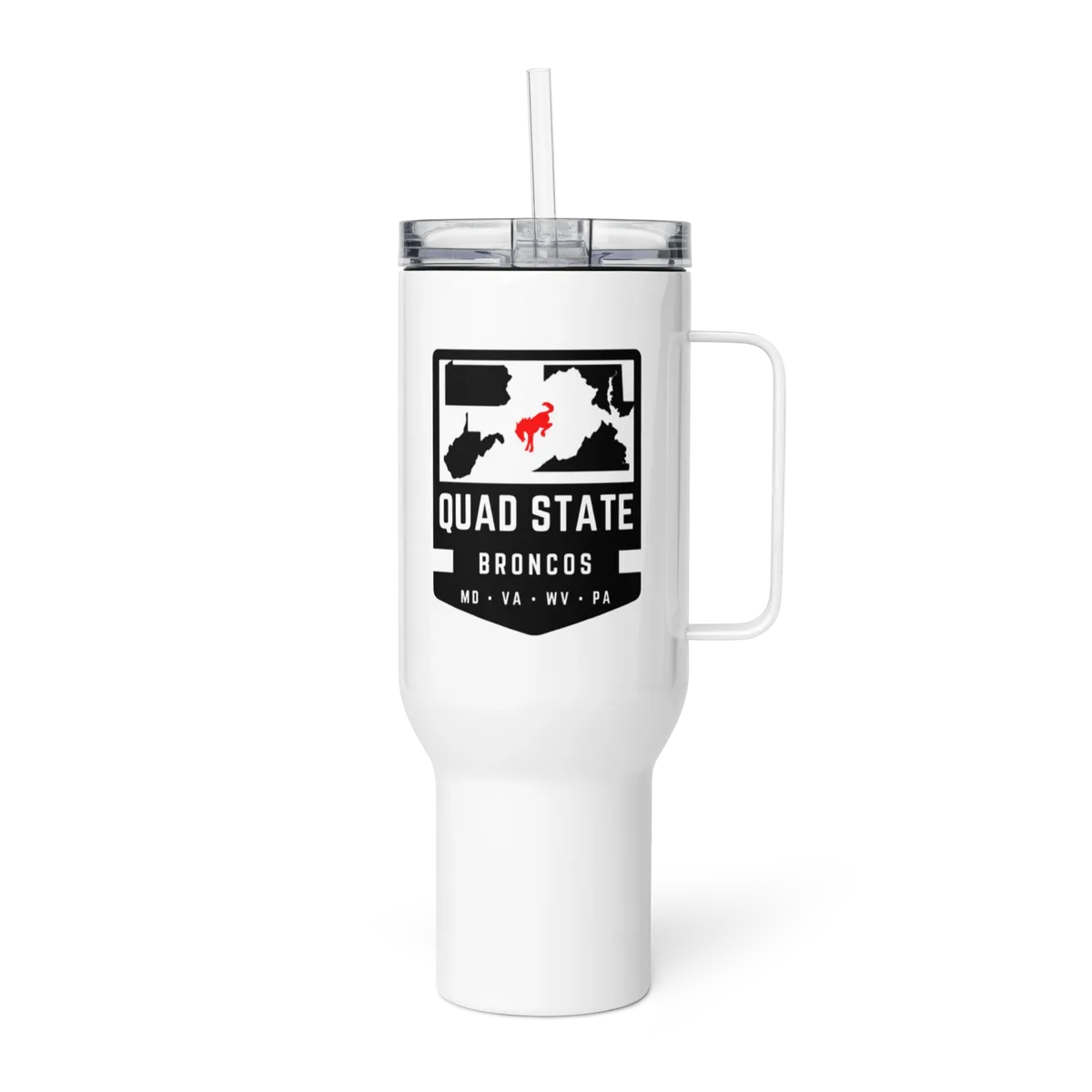 Quad State Broncos Travel Mug