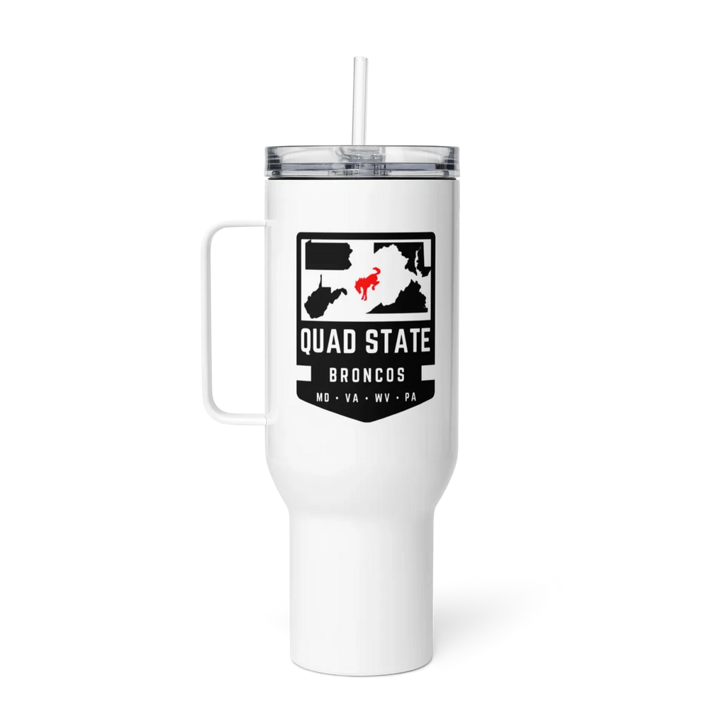 Quad State Broncos Travel Mug