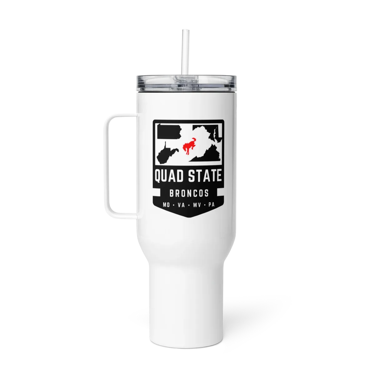 Quad State Broncos Travel Mug Main image