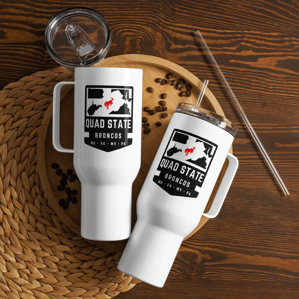 Quad State Broncos Travel Mug