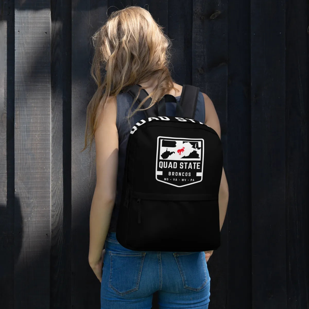 Quad State Broncos backpack
