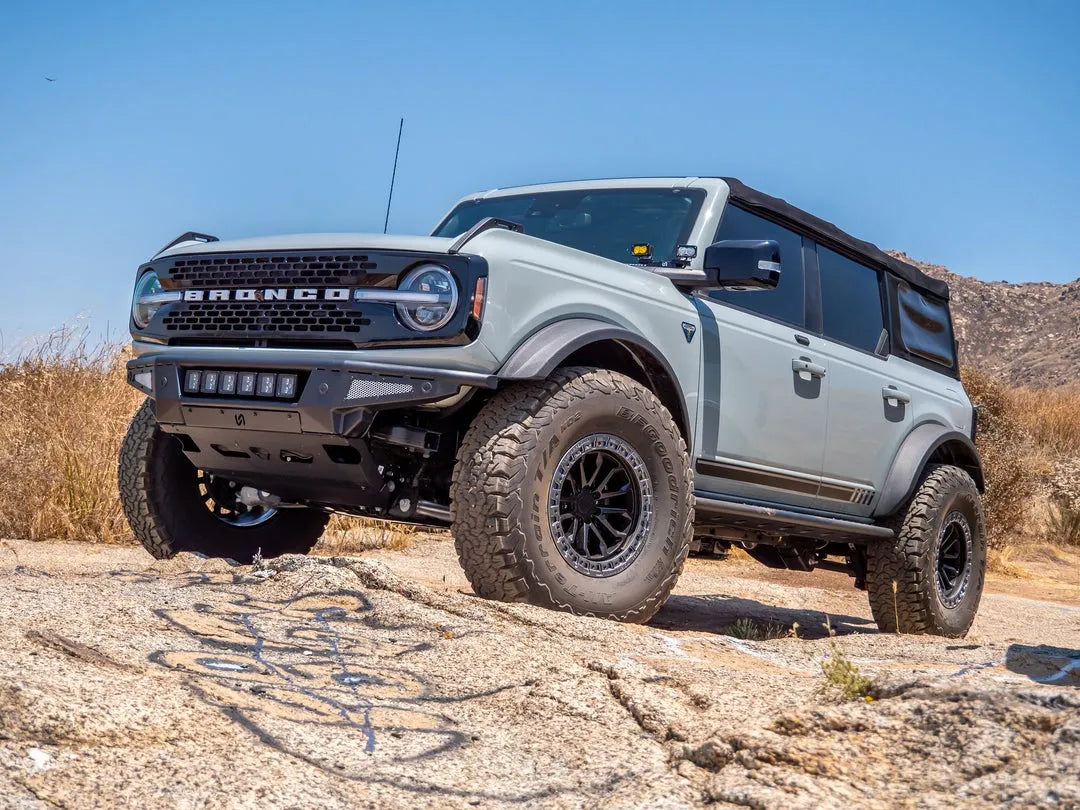 2021+ Ford Bronco Baja Tubular Front Bumper & Skid Plate