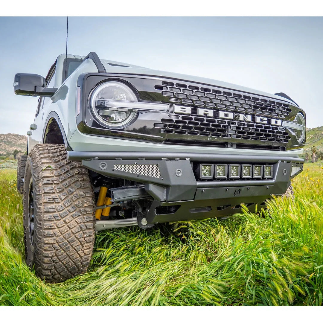 2021+ Ford Bronco Baja Tubular Front Bumper & Skid Plate