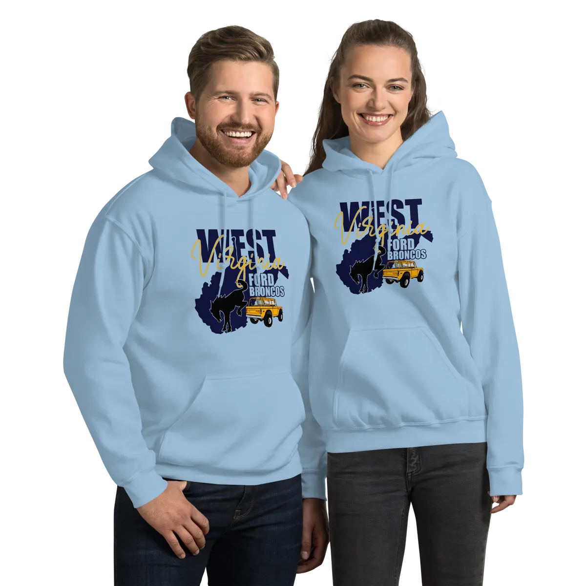 West Virginia Ford Bronco Hoodie