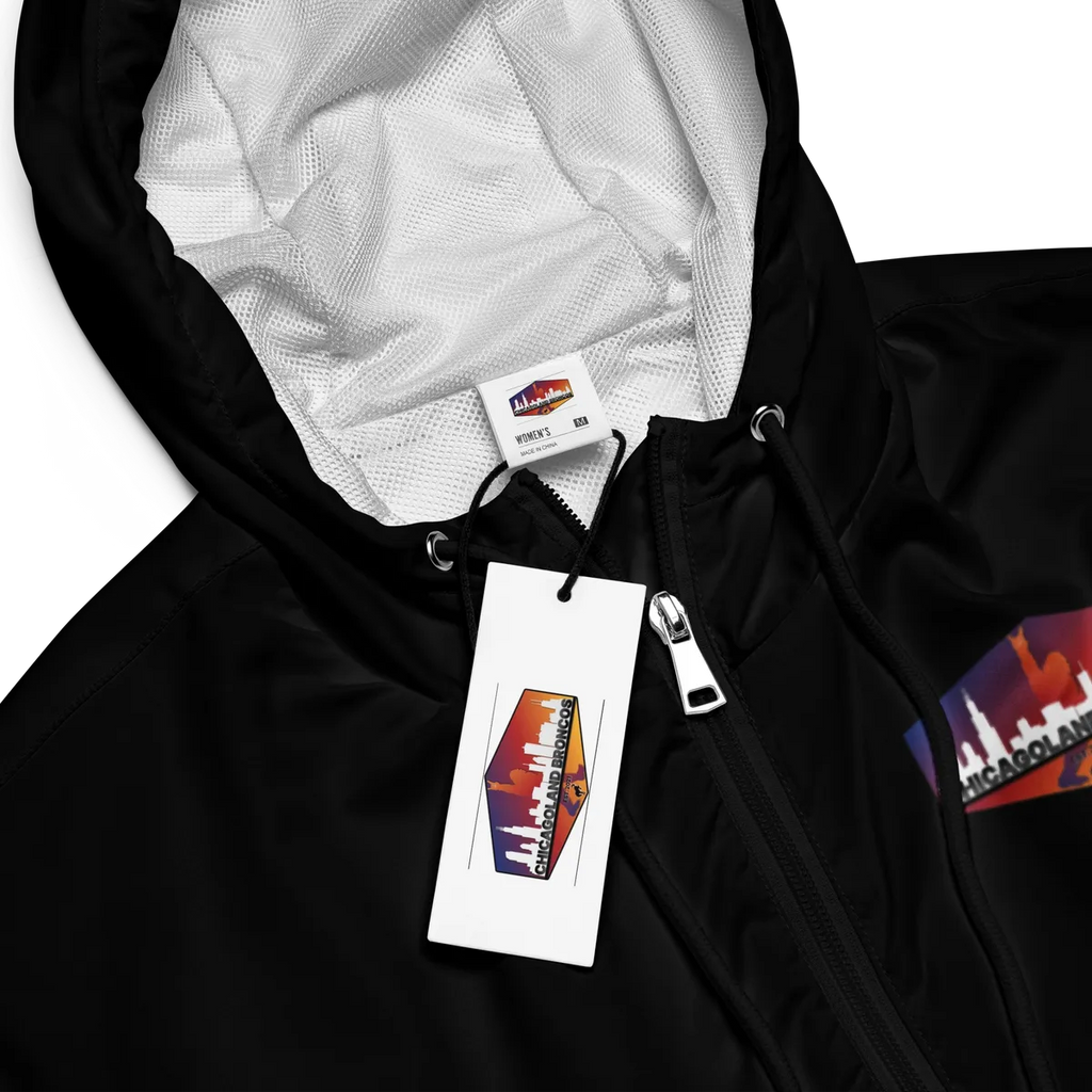 Chicagoland Broncos Women's crop windbreaker