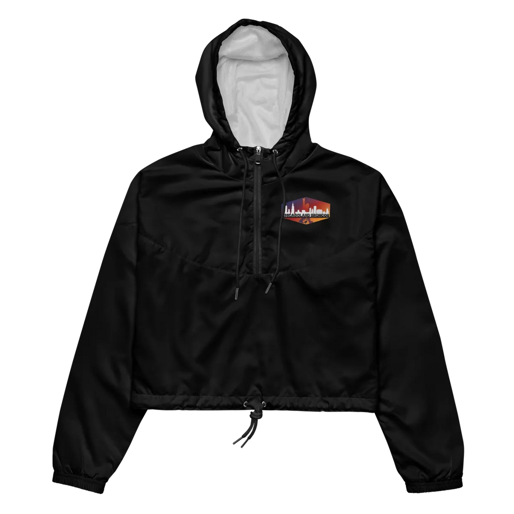 Chicagoland Broncos Women's crop windbreaker