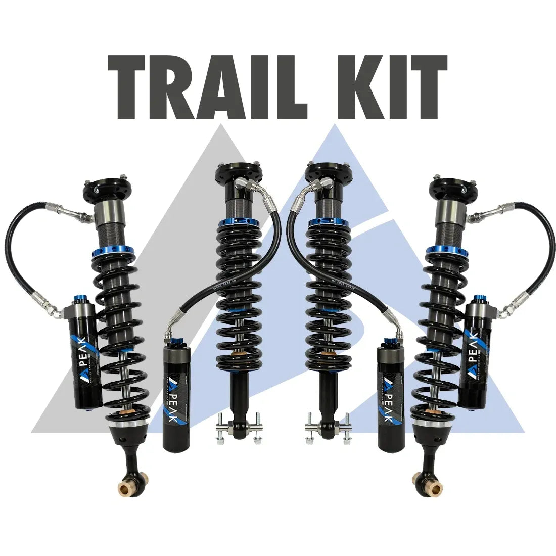 Peak Suspension 2.5″ DSC Coilovers Trail Kit | 21+ Ford Bronco (full size)