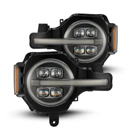 AlphaRex 21+ Ford Bronco/Bronco Raptor NOVA LED Projector Headlights | Black |