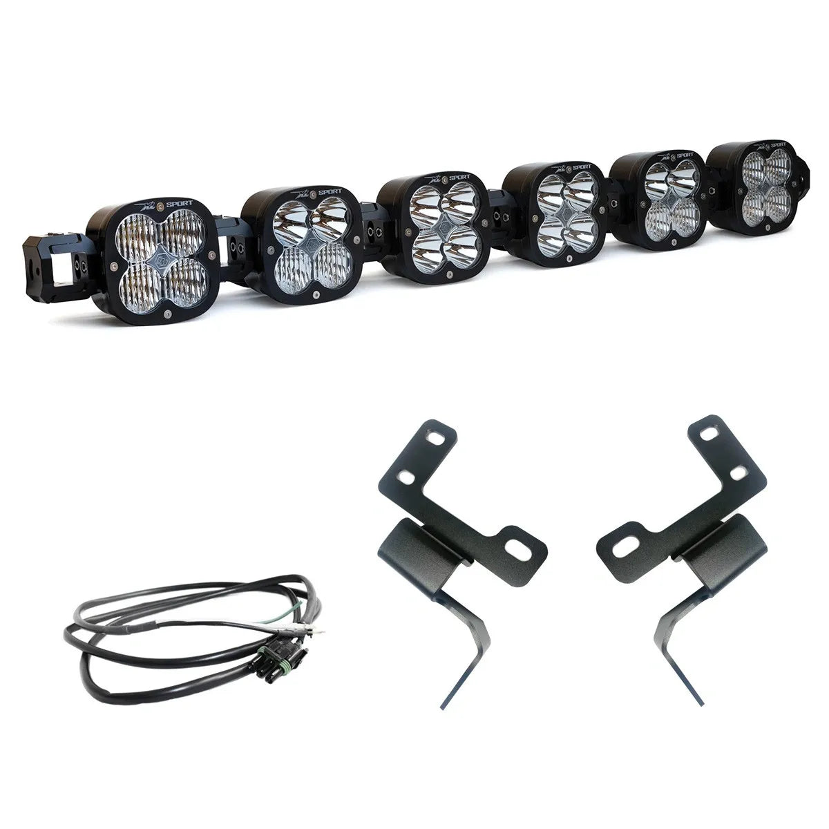 6XL Linkable Bumper Light Kit - Ford 2021-On Bronco; NOTE: w/ OE Plastic Bumper