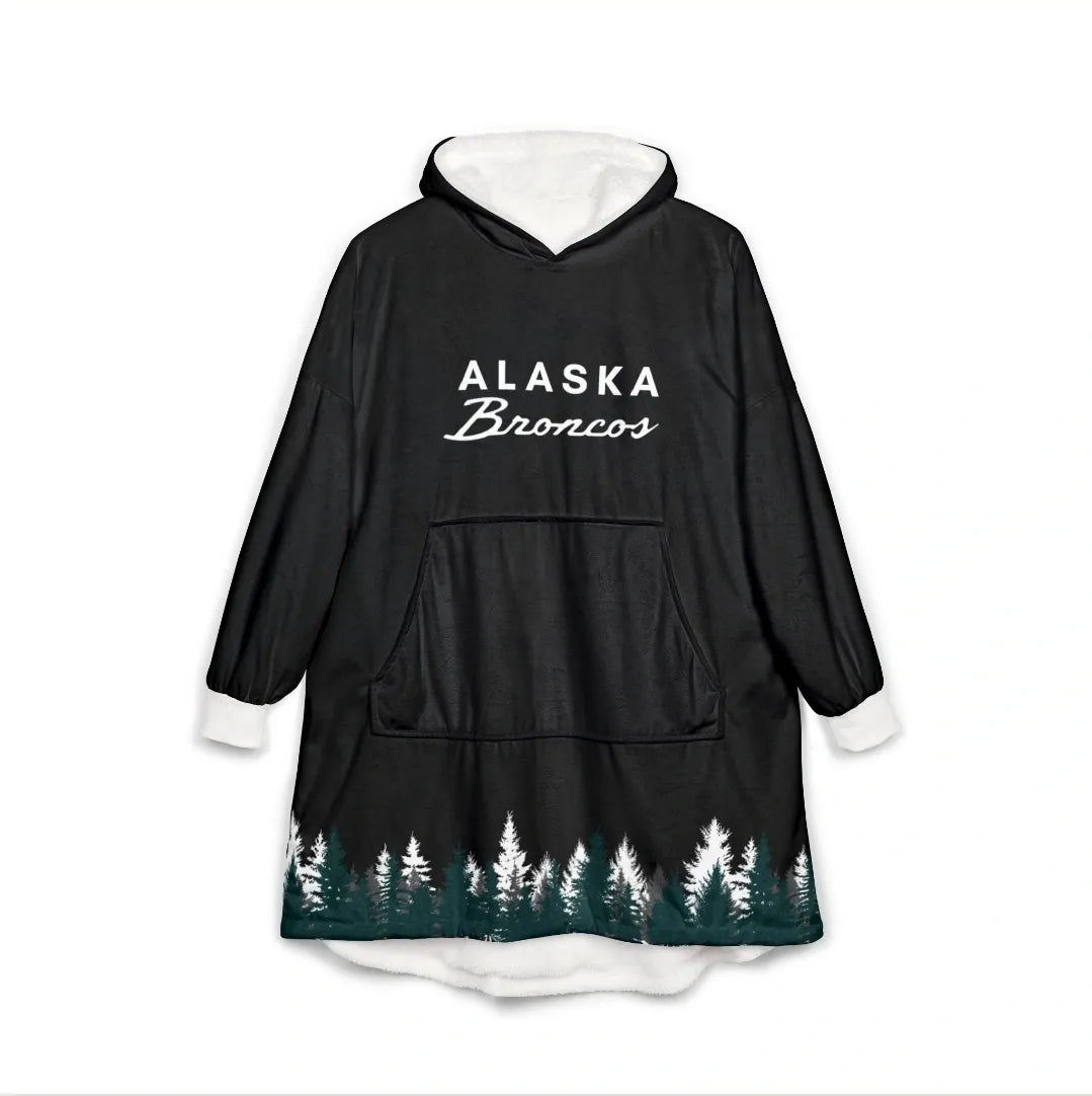 Alaska Broncos Blanket Hoodie