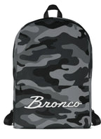 Bronco Outfitters Black Camouflage Backpack