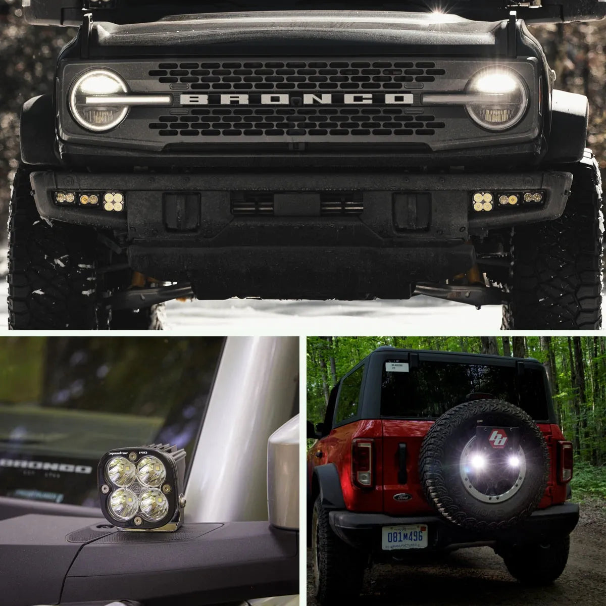 FORD BRONCO ('21-ON) "STAGE 1" LIGHT BUNDLE