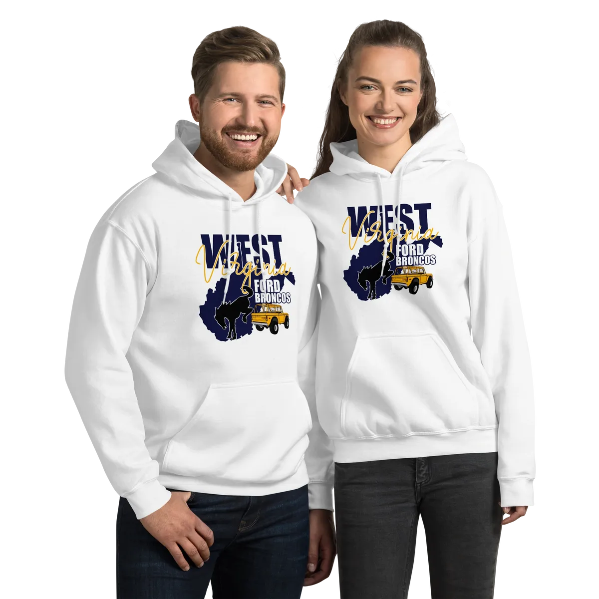 West Virginia Ford Bronco Hoodie Alternative