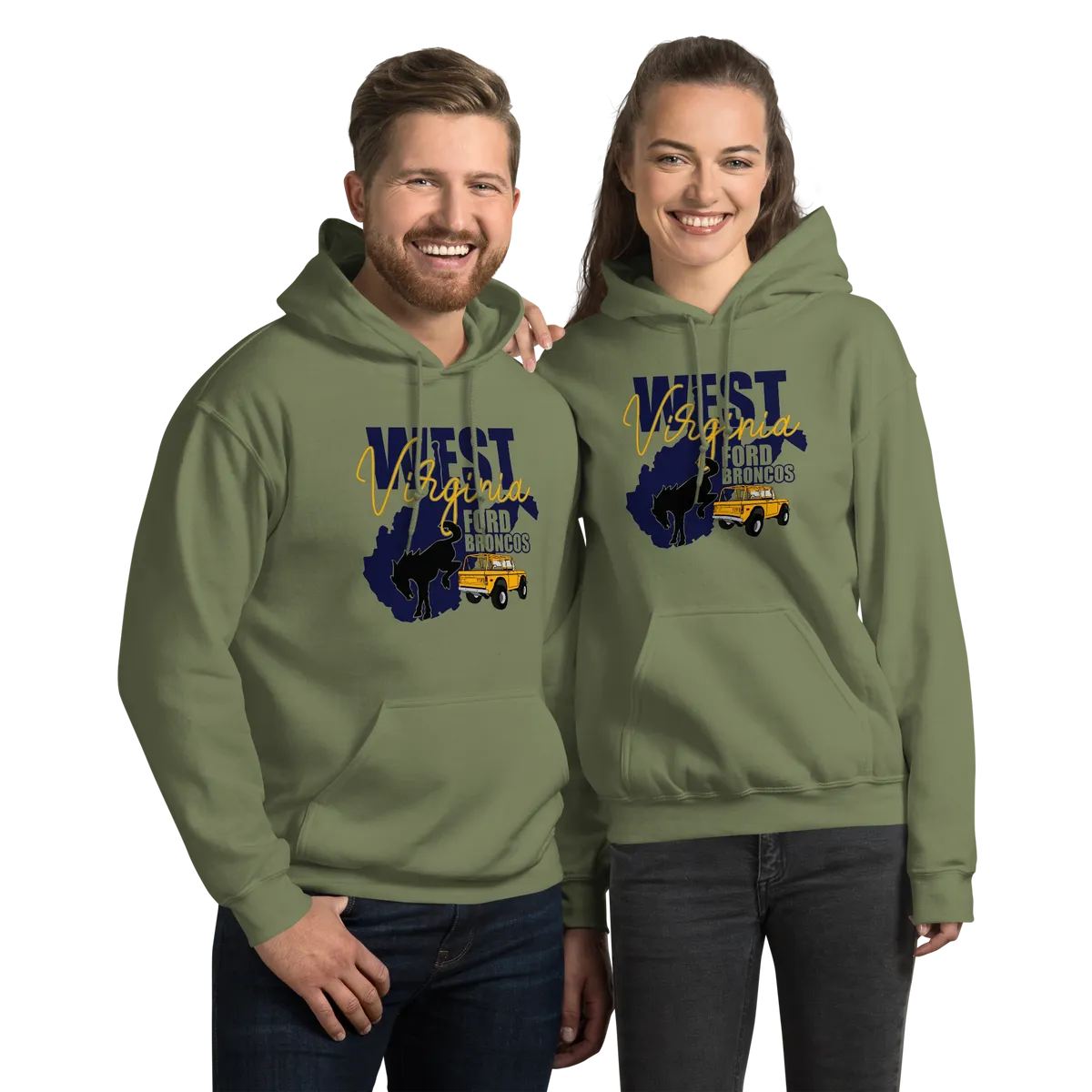West Virginia Ford Bronco Hoodie Alternative