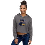 West Virginia Ford Broncos Crop Hoodie Alternative