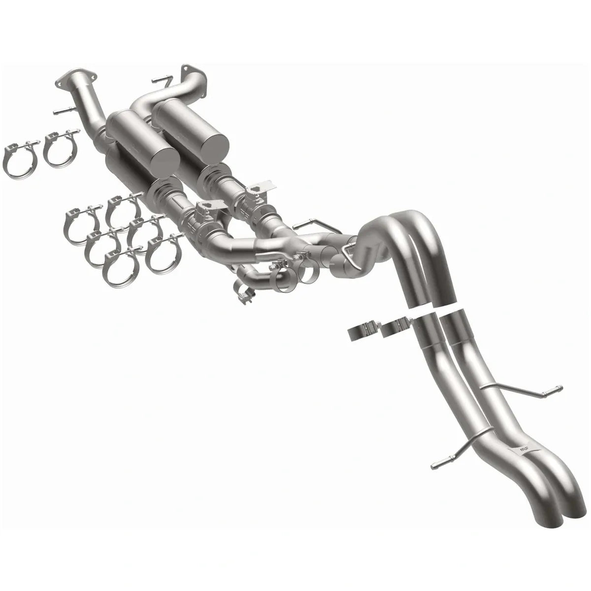 MagnaFlow 2022-2025 Ford Bronco Overland Series Cat-Back Performance Exhaust System (Raptor)