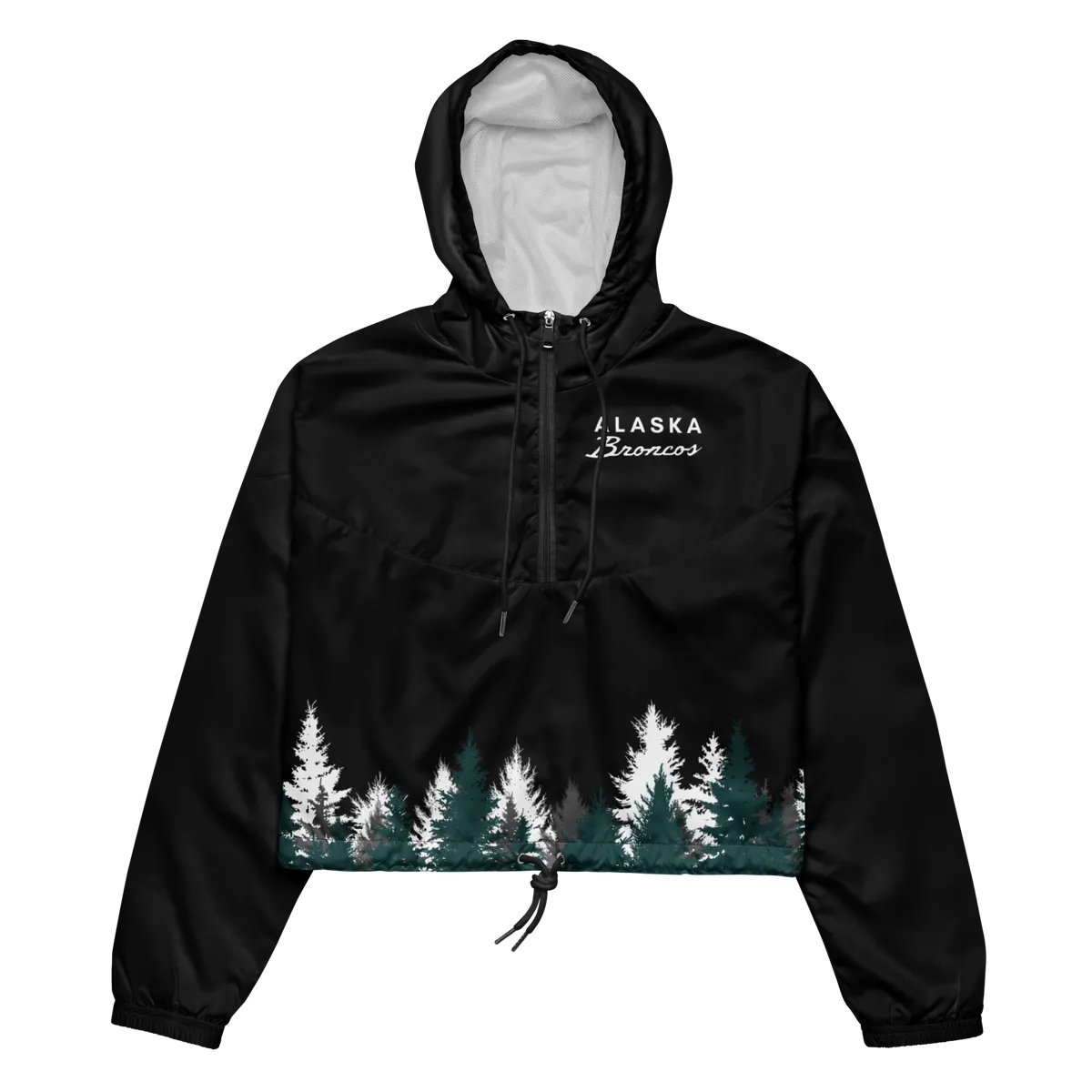 Alaska Broncos Crop windbreaker