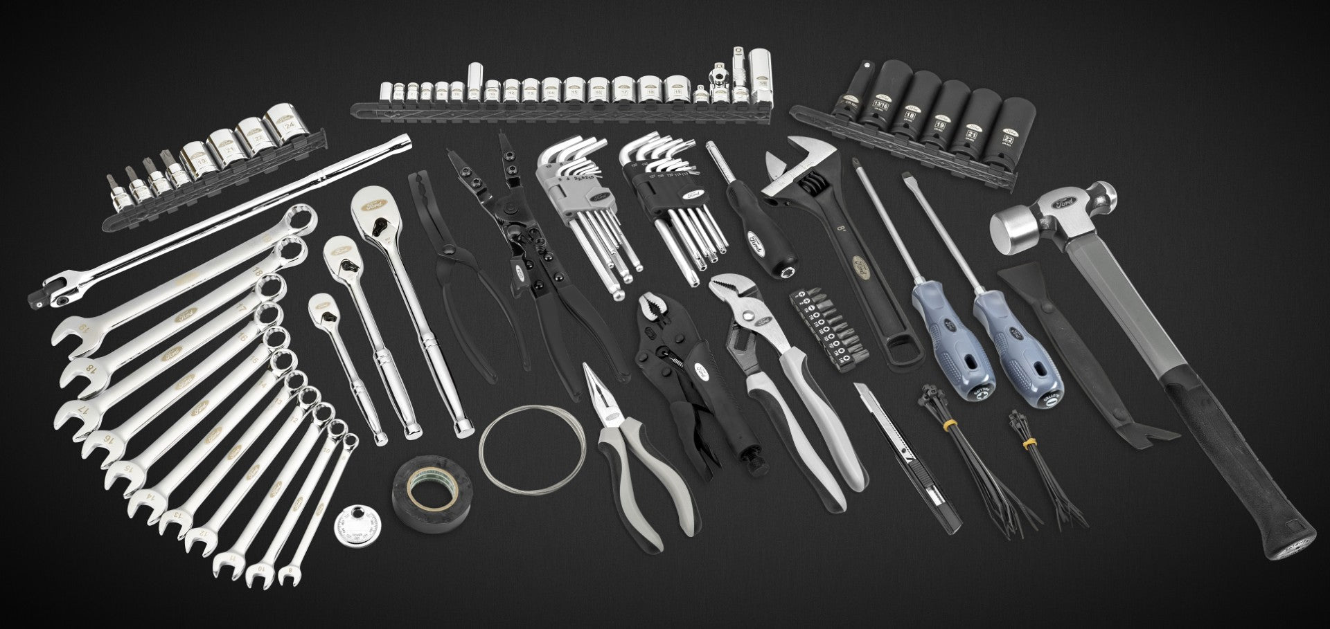 MoTLEY Industries 97pc Ford Super Duty Tri-Fold Tool Kit
